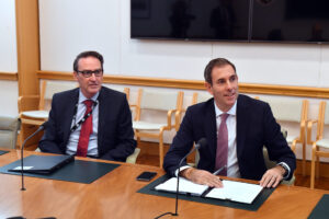 Treasurer Jim Chalmers meets with Secretary of the Treasury Dr Steven Kennedy and other financial regulators at Parliament House in Canberra, Wednesday, May 25, 2022. (AAP Image/Mick Tsikas) NO ARCHIVING