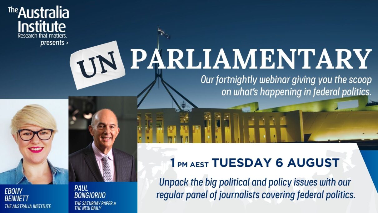 Unparliamentary with Paul Bongiorno - 6 August 2024