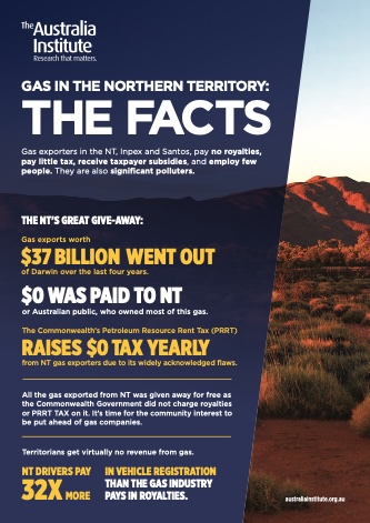 Cover of Gas in the Northern Territory The Facts PDF