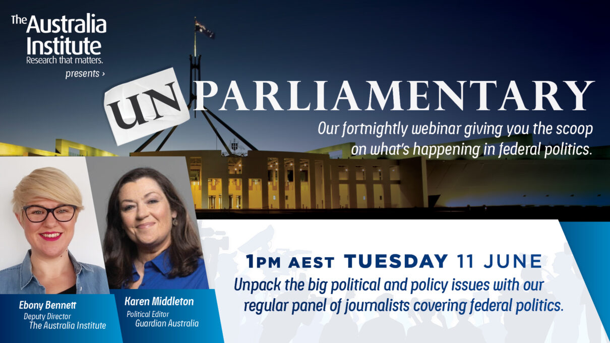 Unparliamentary with Karen Middleton