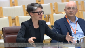 Polly Hemming at the Senate greenwashing inquiry