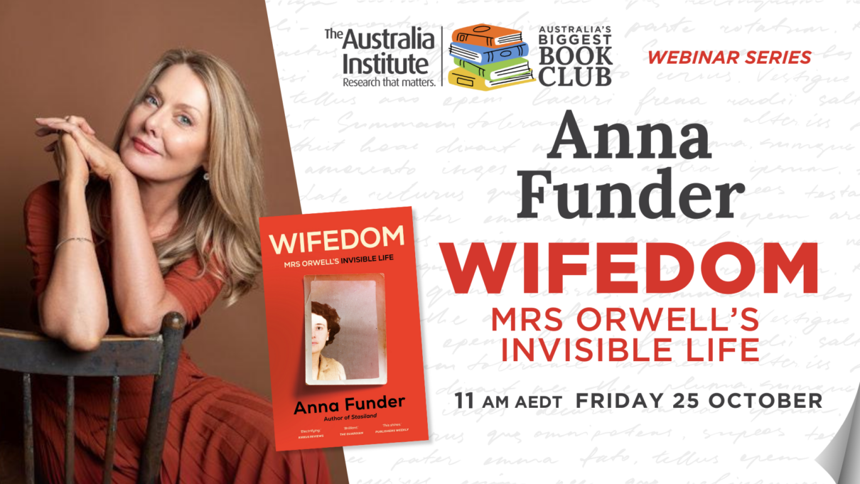 Anna Funder - Australia's Biggest Book Club